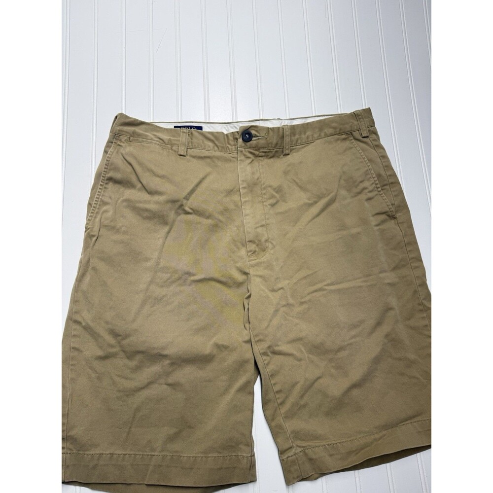 Polo Ralph Lauren Men's Stretch Classic Fit  Chino Shorts Khaki Size 38.